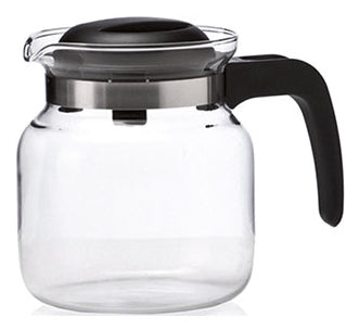 Montana Teekanne – 1 l, Ø 12 cm, H 14,5 cm, Borosilikatglas/Kunststoff (PP), spülmaschinenfest