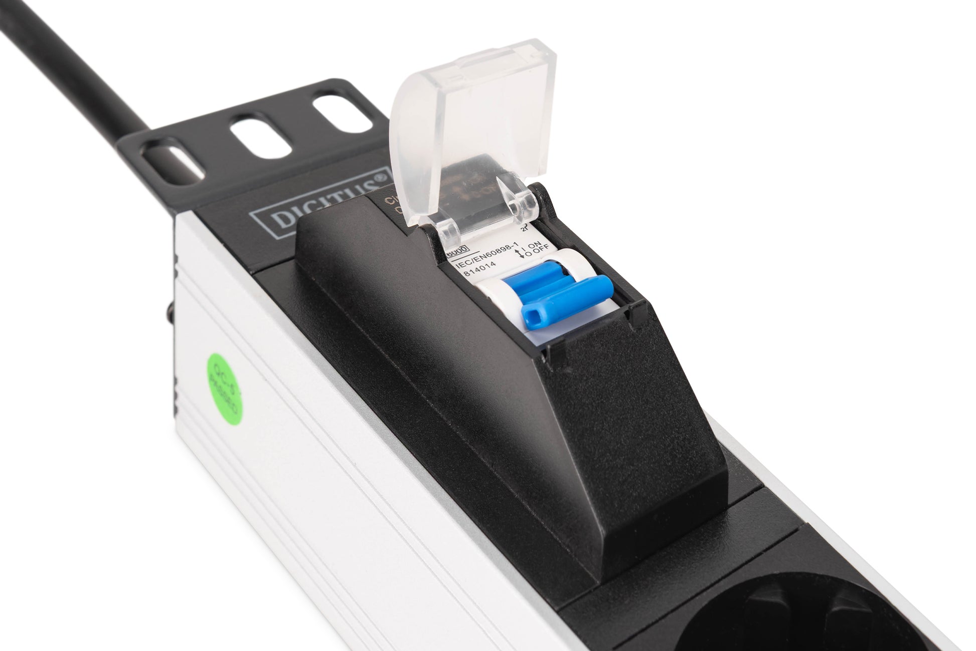 Digitus Rack-PDU – 1U, Horizontal/Vertikal, 7× Schuko (Typ F), 230 V/16 A, 1,8 m