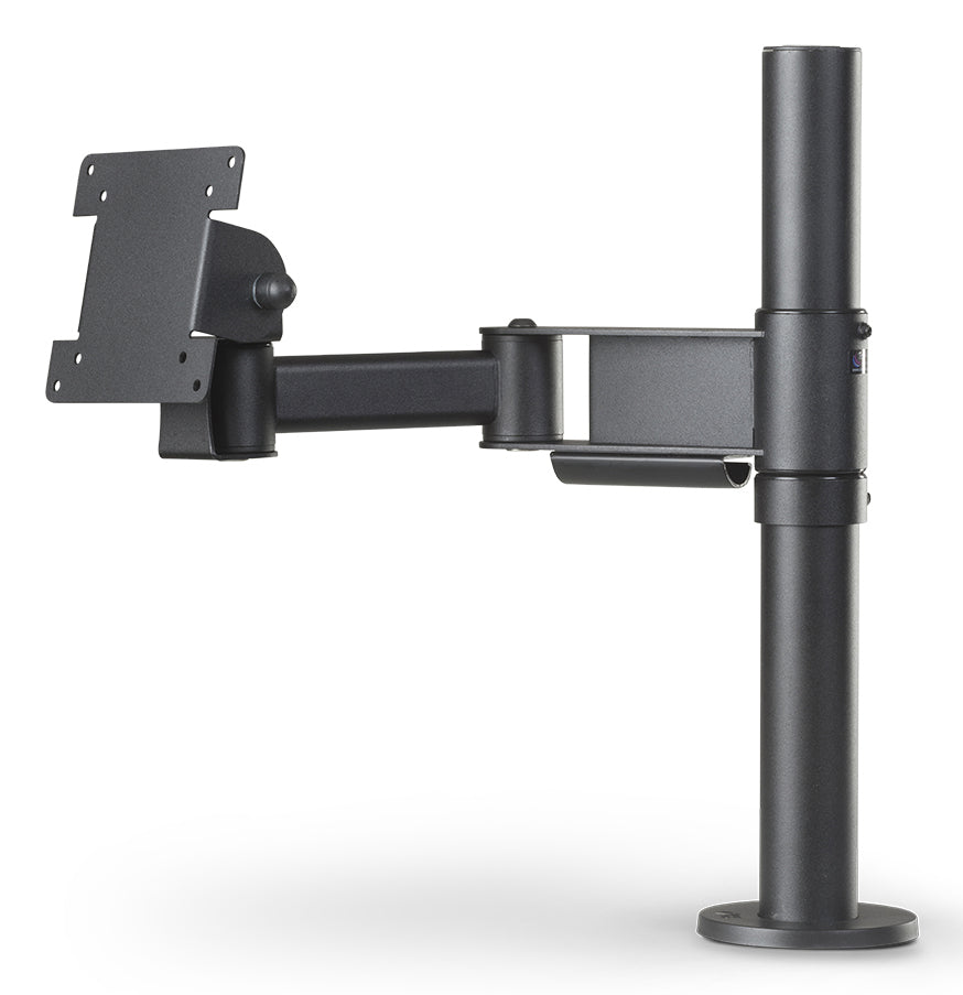 Ergonomic Solutions Bildschirmhalterung mit 300 mm Gelenkarm, Schwarz