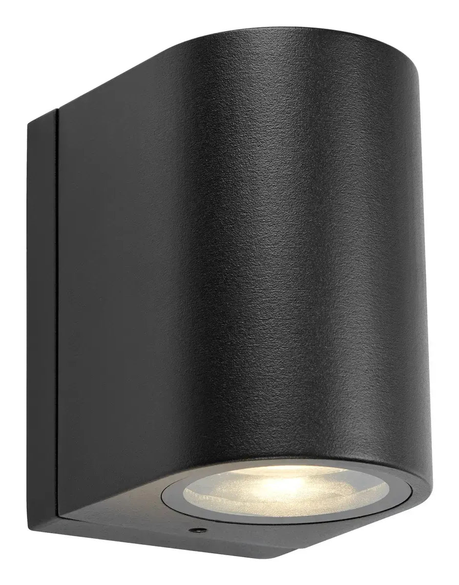 Markslöjd Aussenwandleuchte – 4,9 W – Warmweiss, 3000 K – IP65 – Netzbetrieb – dimmbar – Schwarz – Aluminium