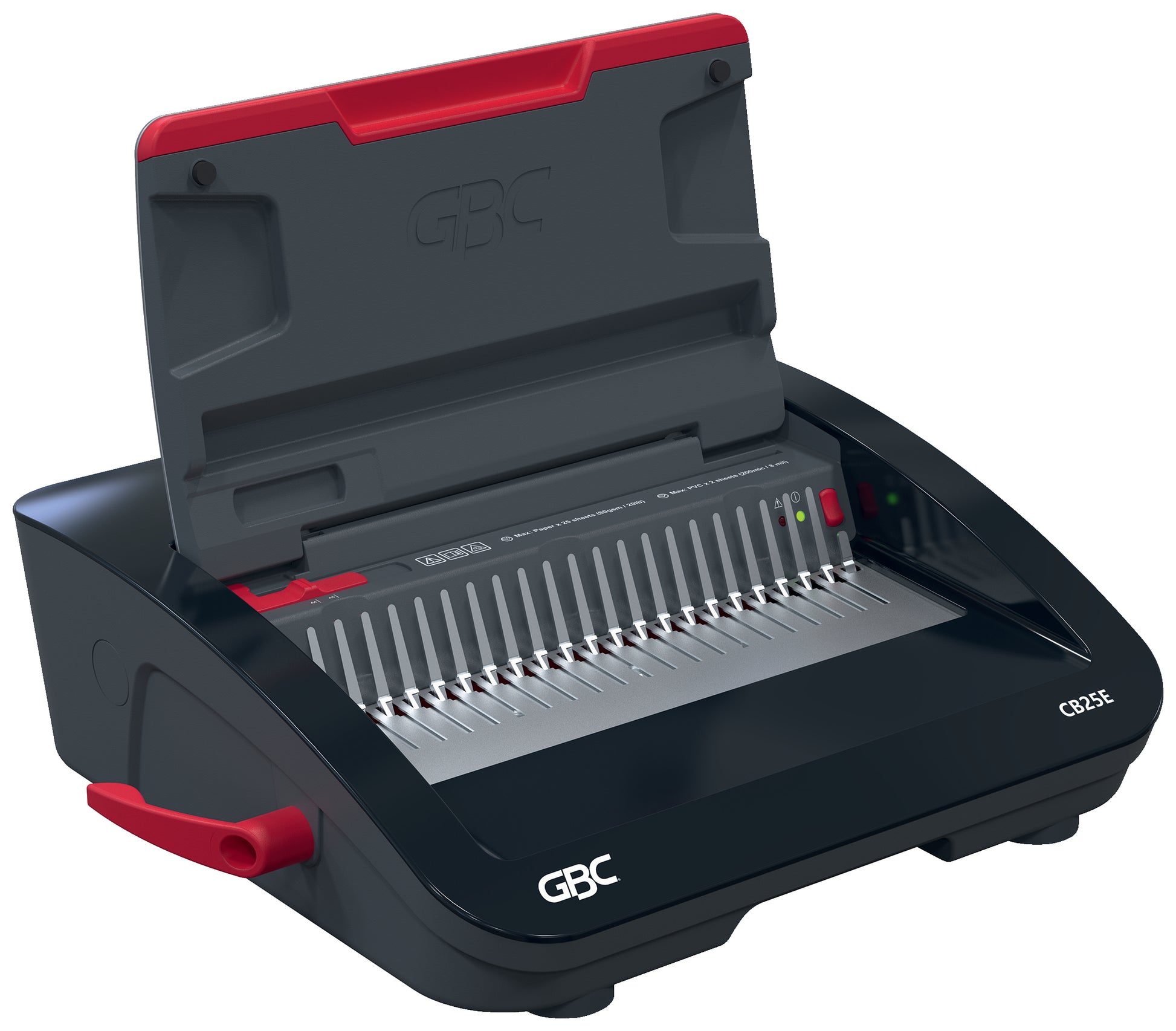 GBC CombBind CB25E Bindegerät – Plastikbindung, für 21-Loch, A4, 25 Blatt