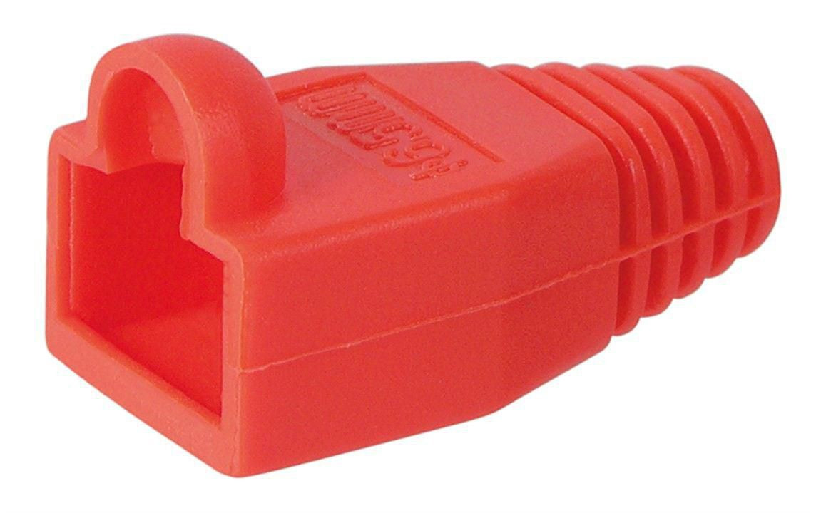 Microconnect Kabelschuh – Rot, 50 Stück, 6,4 mm, für RJ-45