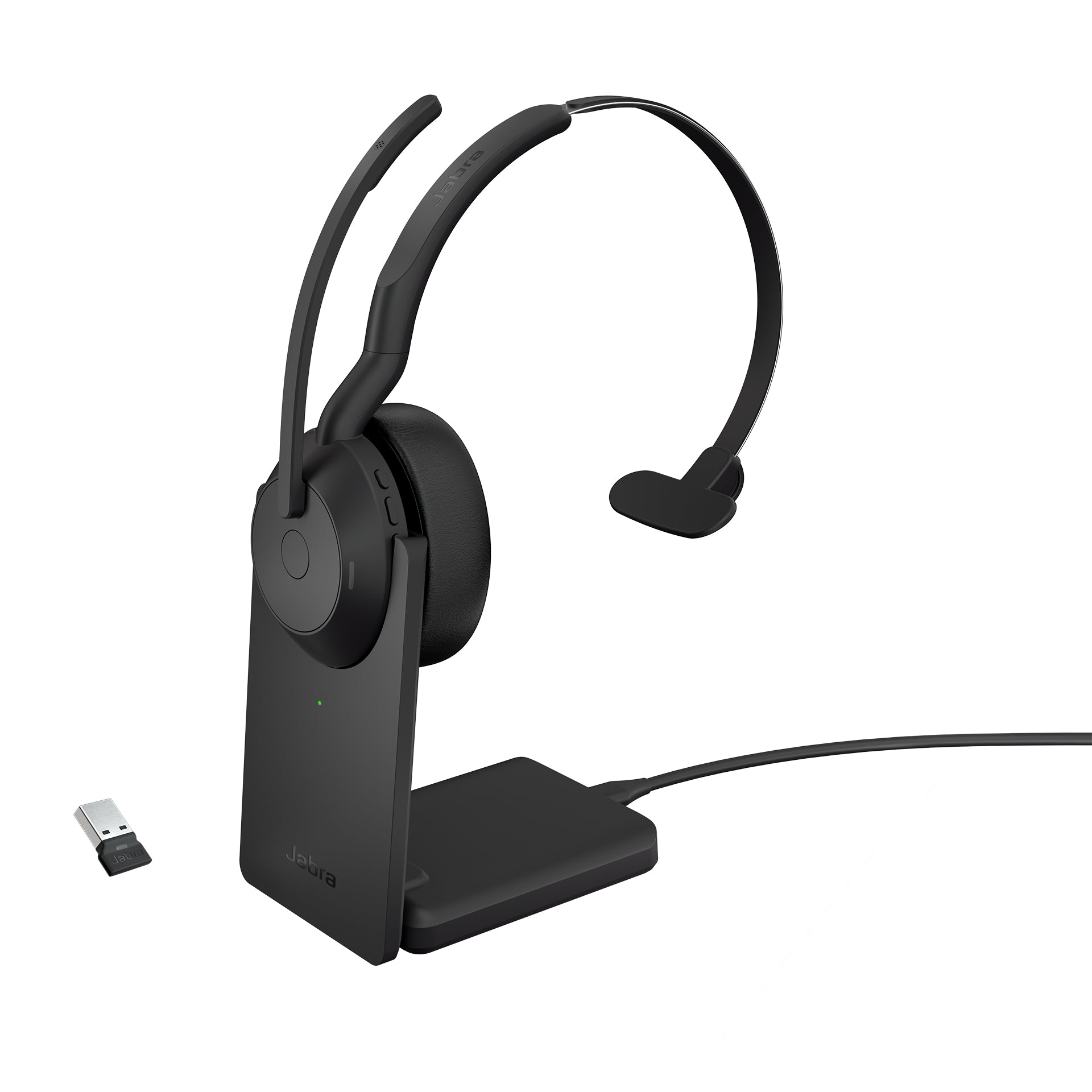 Jabra Evolve2 55 Link380A UC – Mono Headset – USB‑A (Link 380A)