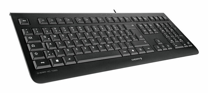 CHERRY KC 1000 – Tastatur, kabelgebunden, PT-Layout (PT), Schwarz