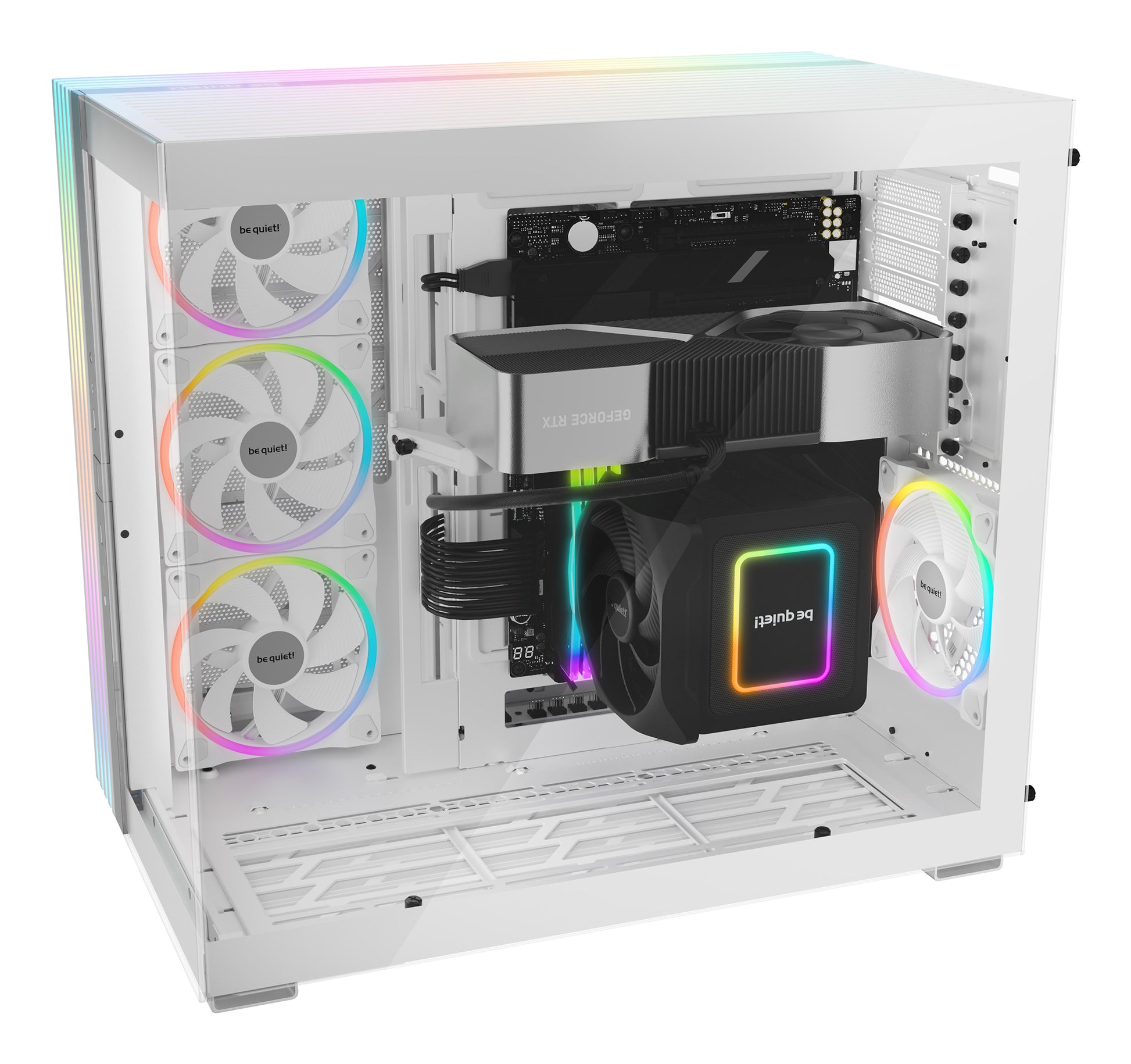 be quiet! be quiet LIGHT BASE 900 FX – Full Tower PC-Gehäuse – Weiss, EATX, 49,5 cm Grafikkarte