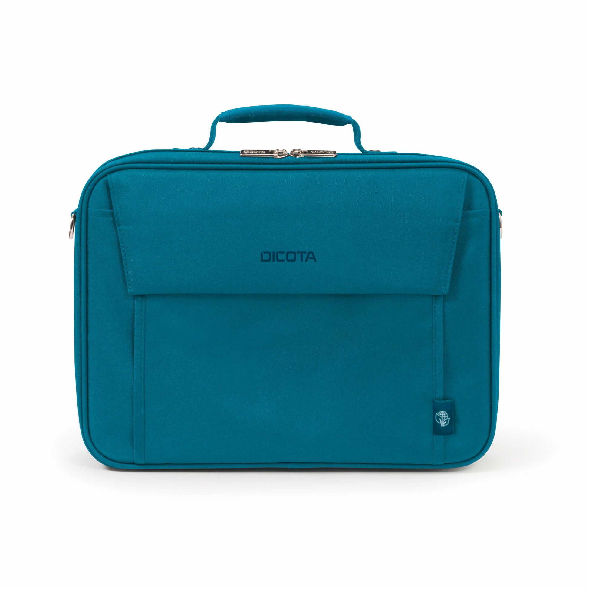 DICOTA Notebook-Tasche bis 15,6" – abnehmbarer Schultergurt, Fronttasche – Blau