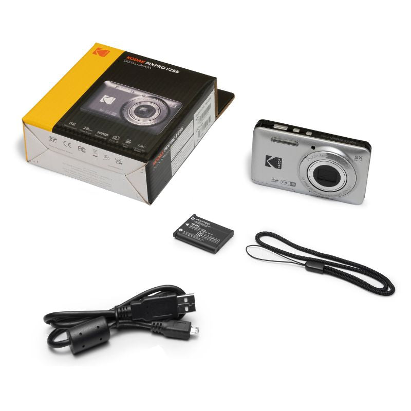 Kodak PixPro FZ55 – 5× optischer Zoom, 16 MP, 1080p, silber