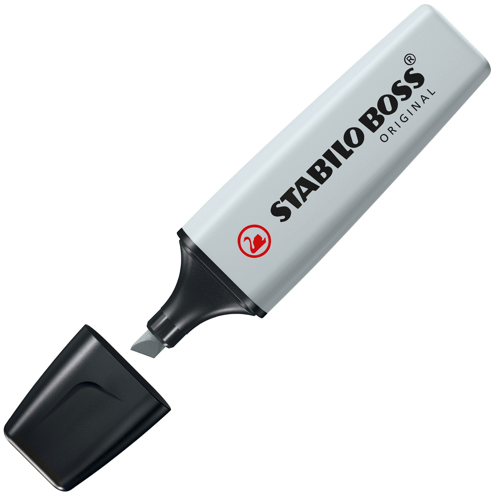 STABILO BOSS Original Textmarker seidengrau – Keilspitze, 2–5 mm