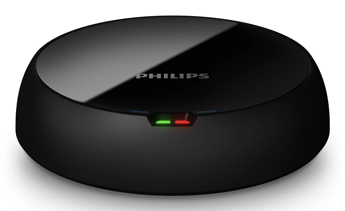 Philips SHC5200M2/12 – Over-Ear Kopfhörer – 2,4 GHz, Basis-Ladestation – Schwarz, für TV – bis 30 h