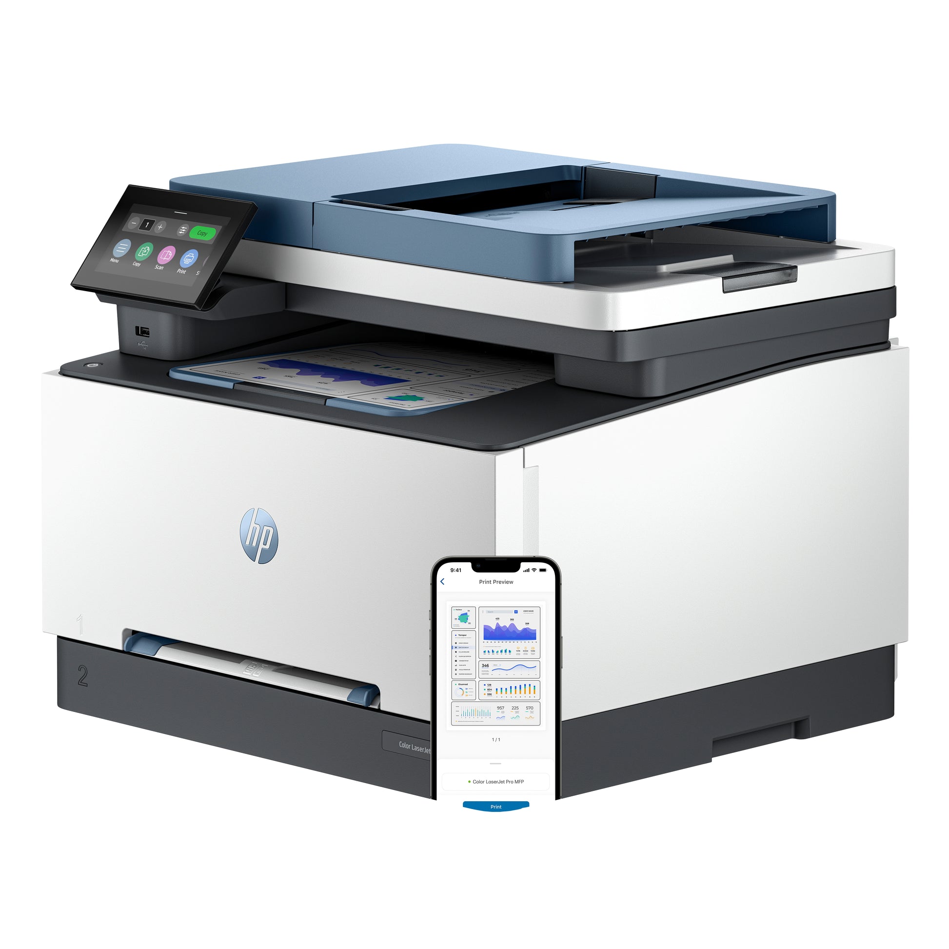 HP Color LaserJet Pro 3302fdn – Farbiger Laser-MFP A4, 4-in-1 – LAN – Duplex