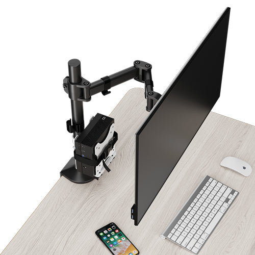 Fellowes VESA-Adapterplatte – VESA 50×50/75×75/100×100 mm – bis 5 kg – für Thin Clients und kleine CPUs