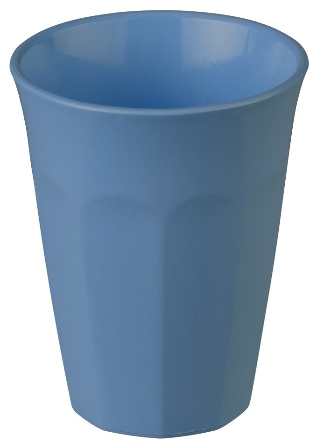 Koziol Becher Nora M – 300 ml, Ø 9,0 cm, H 9,0 cm, Kunststoff (biozirkulär), Blau, spülmaschinenfest