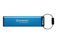Kingston Technology Kingston IronKey Keypad 200C USB-Stick – 64 GB, USB-C, FIPS 140-3 Level 3 (ausstehend); AES-256