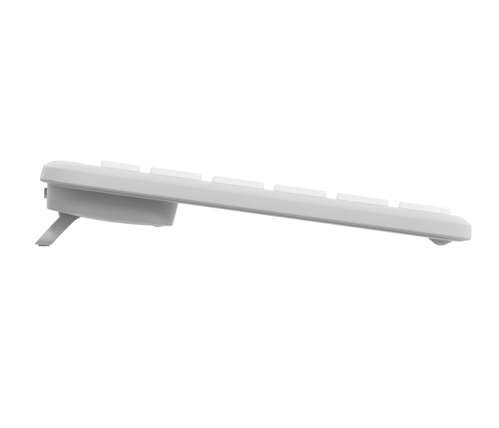 Logitech Signature Slim K950 – Tastatur, kabellos, CH-Layout (DE-CH), Weiss