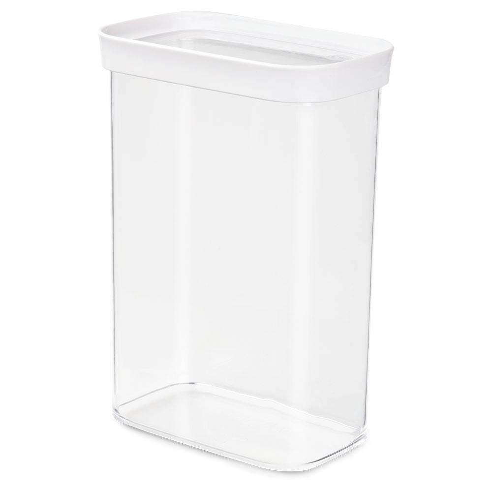 EMSA Optima – Vorratsdose 2,2 l, 16 × 9,9 × 23,8 cm, Kunststoff (MS/TPE), Transparent