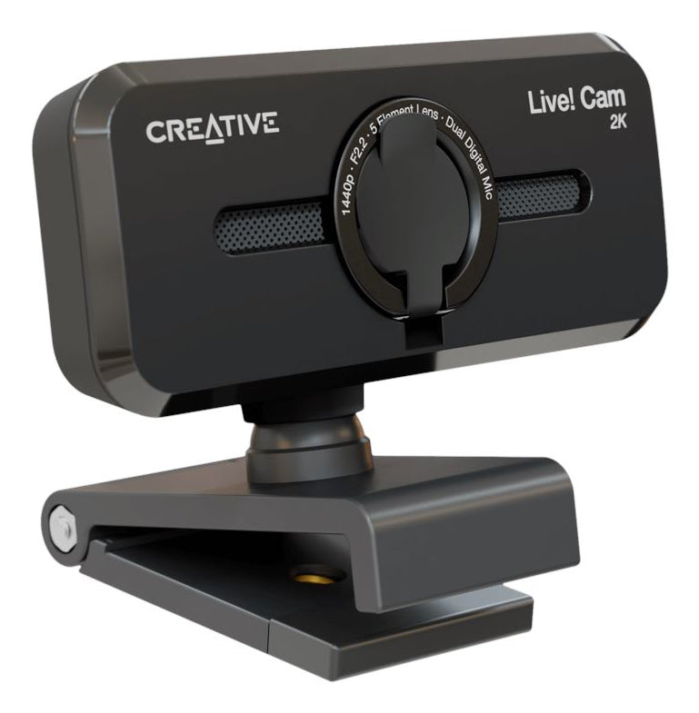 Creative Labs Creative Live Cam Sync V3 Webcam – 2K, 30 fps, USB 2.0 – Schwarz