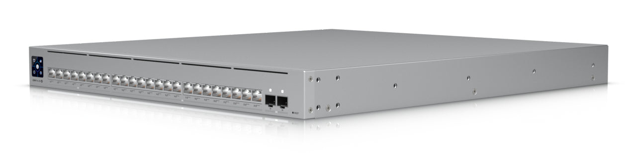 Ubiquiti UniFi Pro XG 24 – Managed Switch – 8×2,5G+16×10G, 2×SFP28, L3, PoE++ 720 W, 1U