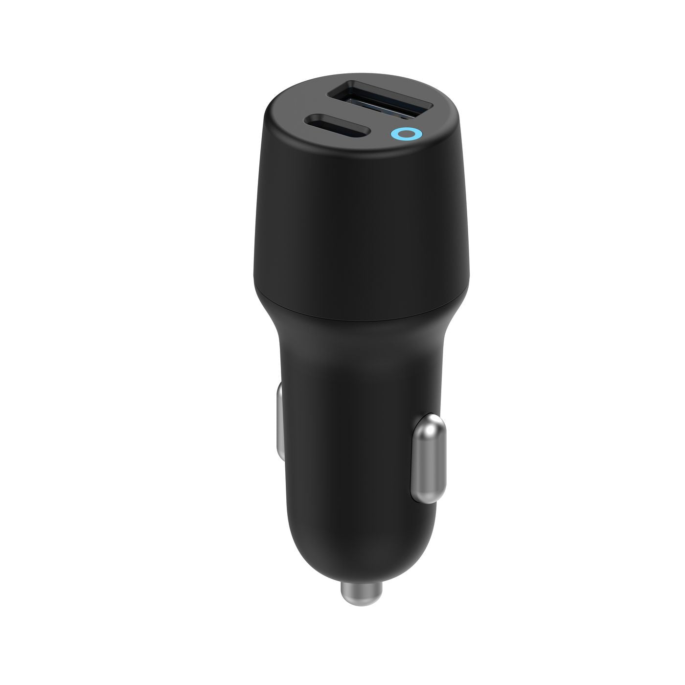 eSTUFF Auto-Ladegerät 38 W – USB-C×1, USB-A×1 – Zigarettenanzünder 12/24 V – für Smartphones