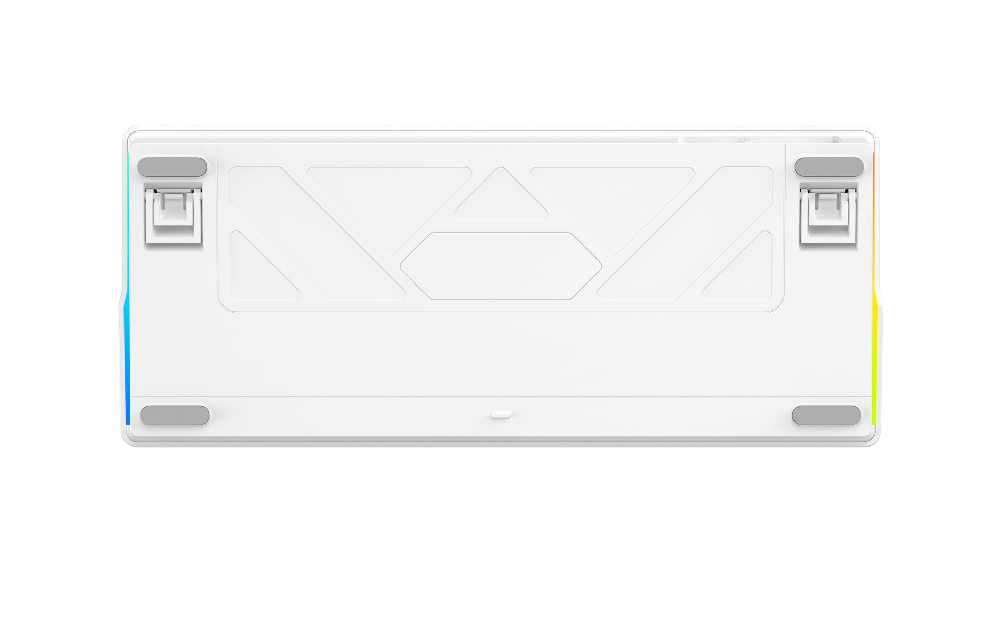 Deltaco Gaming DK480 – Gaming-Tastatur 75% – Mechanisch, RGB – USB-C kabelgebunden – QWERTZ (CH) – Weiss