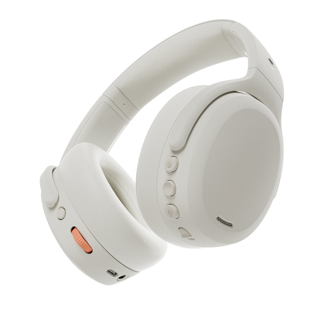 Skullcandy Crusher ANC 2 – Over-Ear Headset – Bluetooth, USB-C, ANC – Weiss – bis 60 h