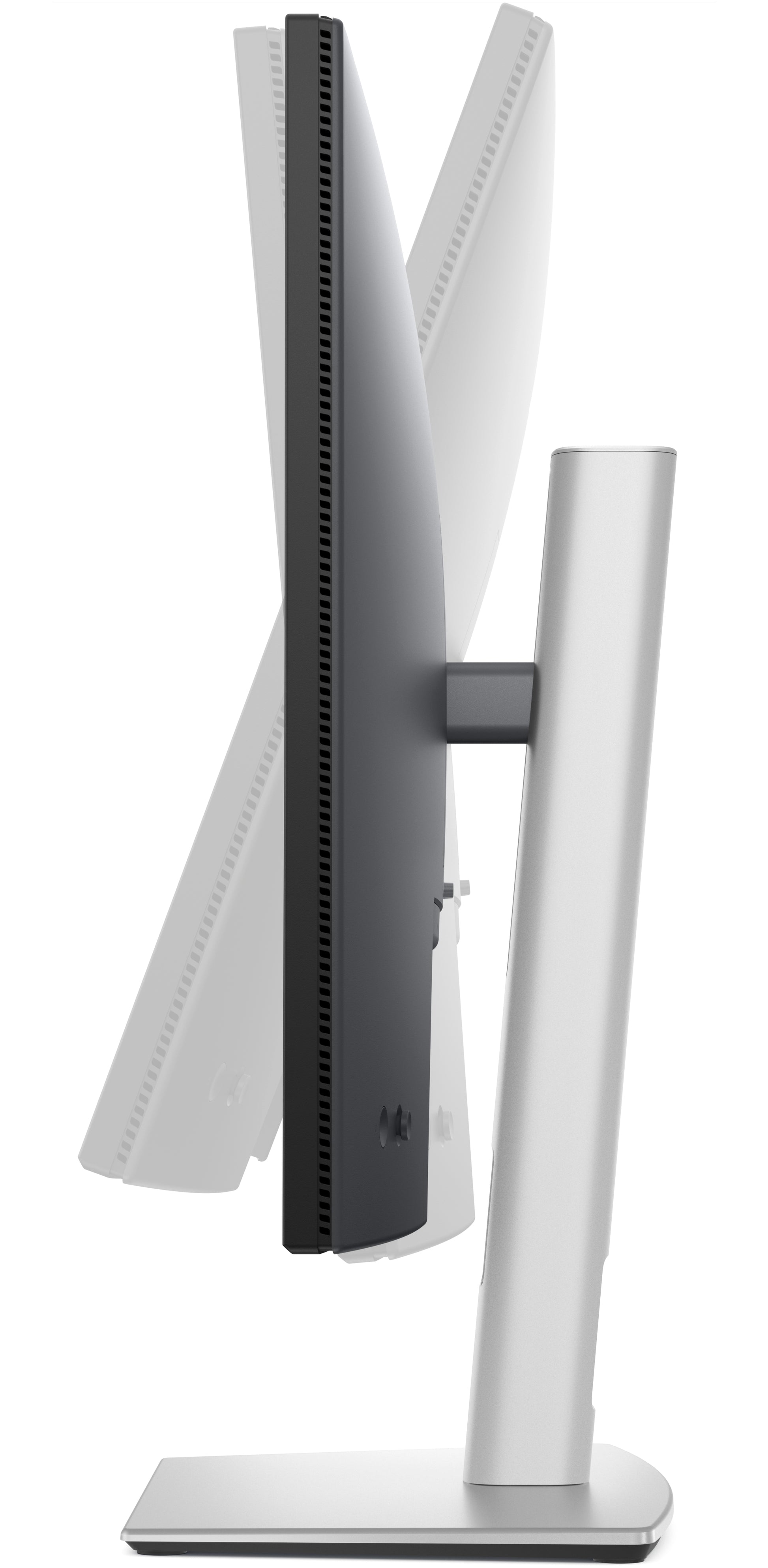 Dell P2725Qe – Monitor, 27" 4K UHD (3840 × 2160), LCD, Schwarz/Silber