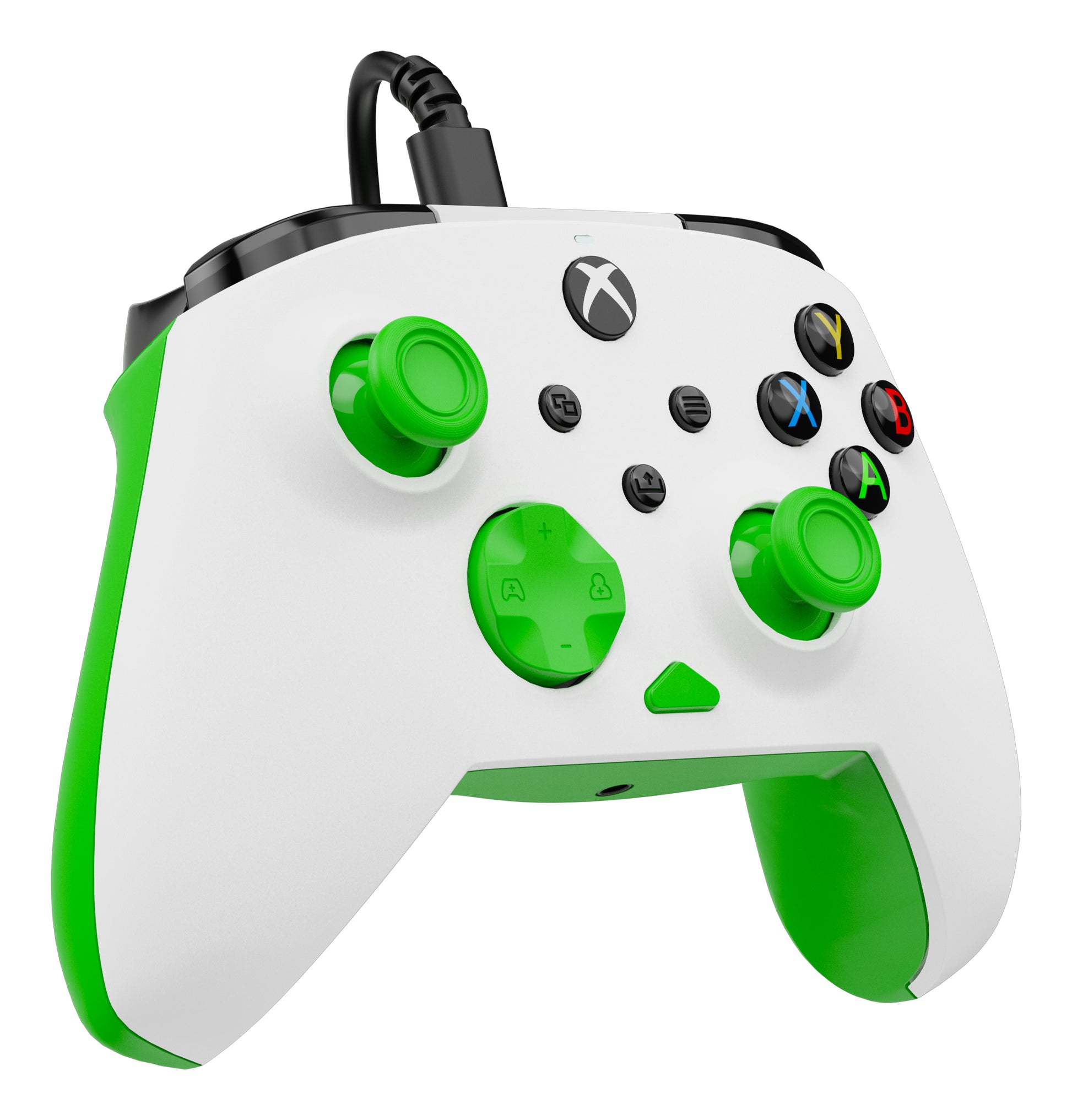 Turtle Beach Rematch Core – Gamepad – USB-C (kabelgebunden) – Impuls-Trigger – für Xbox & PC – Grün, Weiss