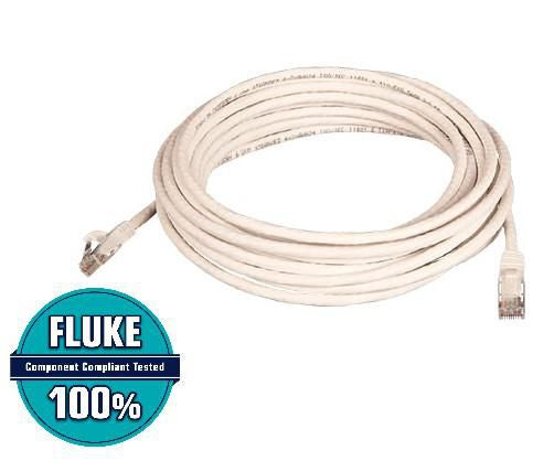 Lanview LVN147142 Patchkabel – Cat6 U/UTP, 10 m, Weiss, LSZH, RJ-45