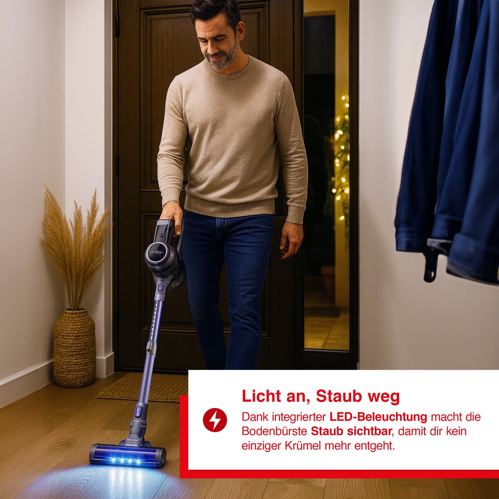 Solis Akkustaubsauger Flexi Vac Cleaner 350 – 45 min, 350 W, Behälter 1 l
