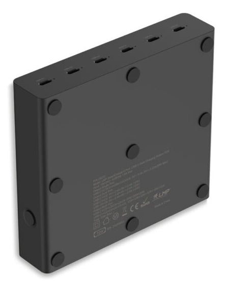 LMP SmartCharge 6P USB-C GaN Ladegerät 72W – Universal, Schwarz