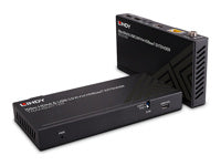 Lindy HDMI/USB 2.0 KVM-Extender über Cat6 (HDBaseT), bis 150 m, 4K (3840 × 2160)