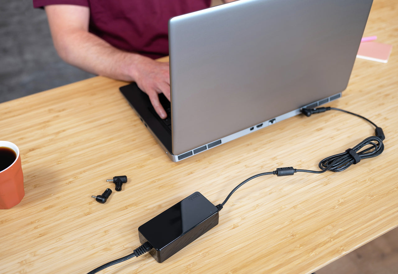 Trust Primo Netzteil 90 W (19 V) – für Laptop, universal – schwarz