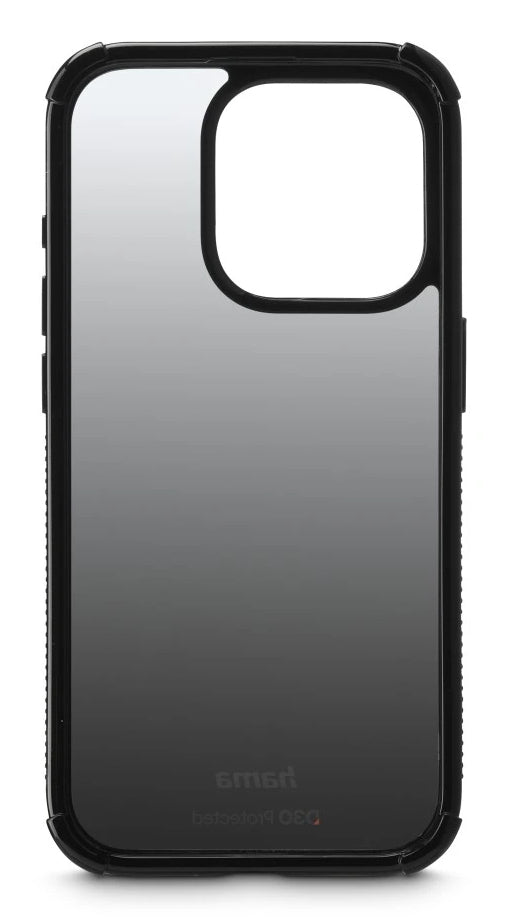 Hama Extreme Protect Backcover – für Apple iPhone 15 Pro, PC, Schwarz, kabelloses Laden