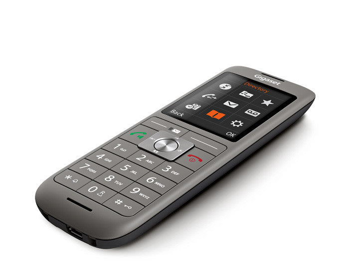 Gigaset CL660 HX – DECT-Telefon mit Basis, 2,4", freisprechen, anthrazit