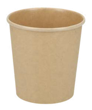 Verive Schale, Papier, PLA-beschichtet – 945 ml, braun – FSC – 25 Stk.