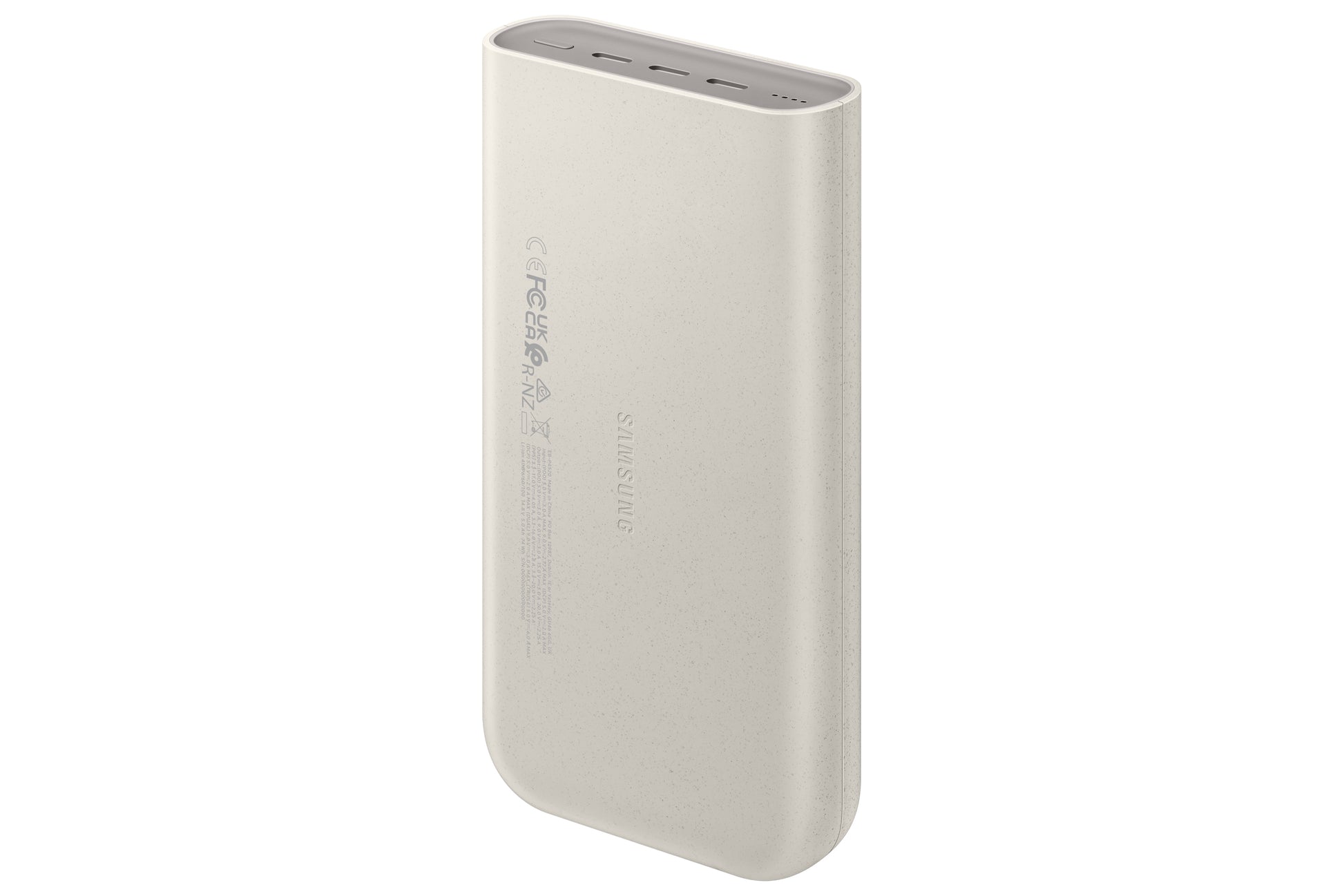 Samsung Powerbank 20000 mAh, PD 45 W, 3× USB-C, Beige