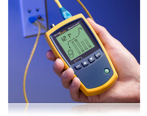 Fluke Mikroscanner 2 – Netzwerk-Kabeltester – RJ11/RJ45, PoE, LCD