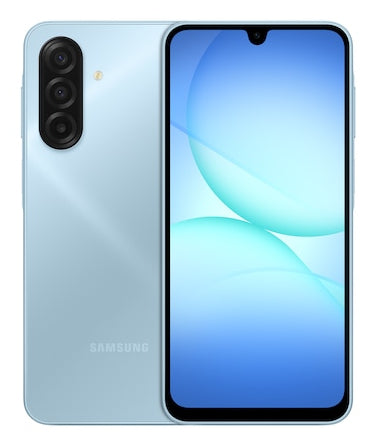 Samsung Galaxy A17 Dual SIM – Hellblau, 6,7", 1080 × 2340, Android, 128 GB, 4 GB, 4G, NFC, IP54