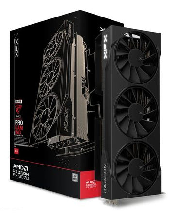 XFX RX 9070 SWIFT OC – PCIe Grafikkarte – 3×DP, 1×HDMI, PCIe 5.0, 3×8-polig