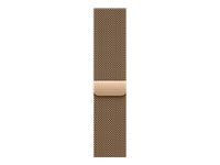Apple Milanese Loop - Armband - für Apple Watch 46 mm, Gold, M/L, Edelstahl