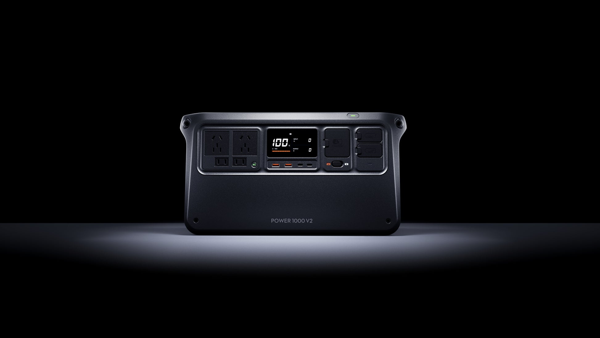 DJI Power 1000 V2 – Powerstation, 1024 Wh, 2600 W AC, LiFePO4, 6× AC, LCD, Wireless Charger