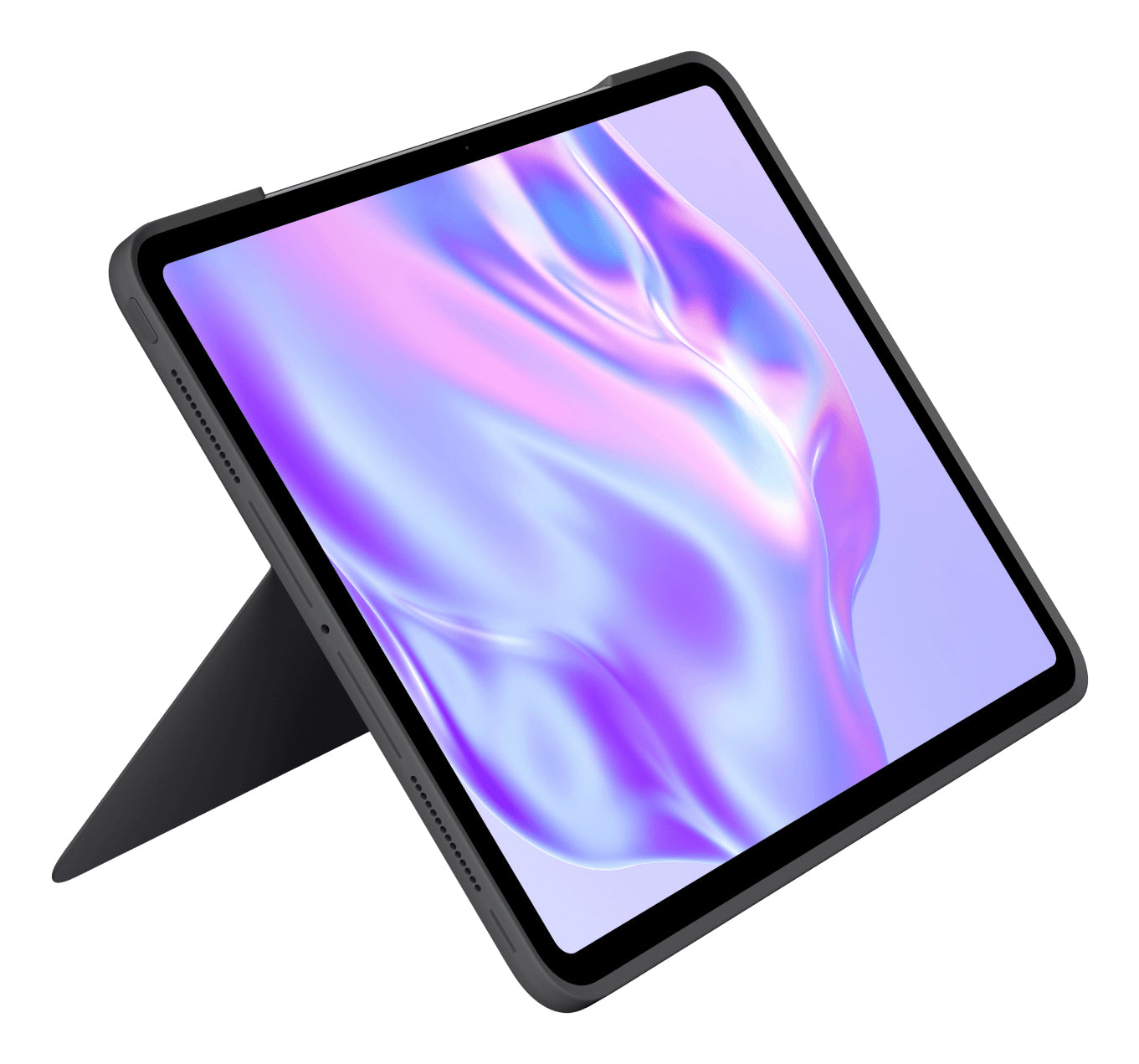 Logitech Combo Touch – Tastatur, UK-Layout (EN), mit Touchpad, Grau – für iPad Pro 11"