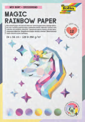 Folia Motivpapier – 230 × 340 mm – 120/250 g/m² – sortiert – 12 Blatt