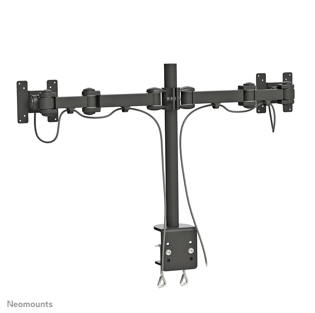 Neomounts FPMA D960D – Tischhalterung, Dual, Tischklemme, bis 27", VESA 75 × 75/100 × 100 mm, 8 kg