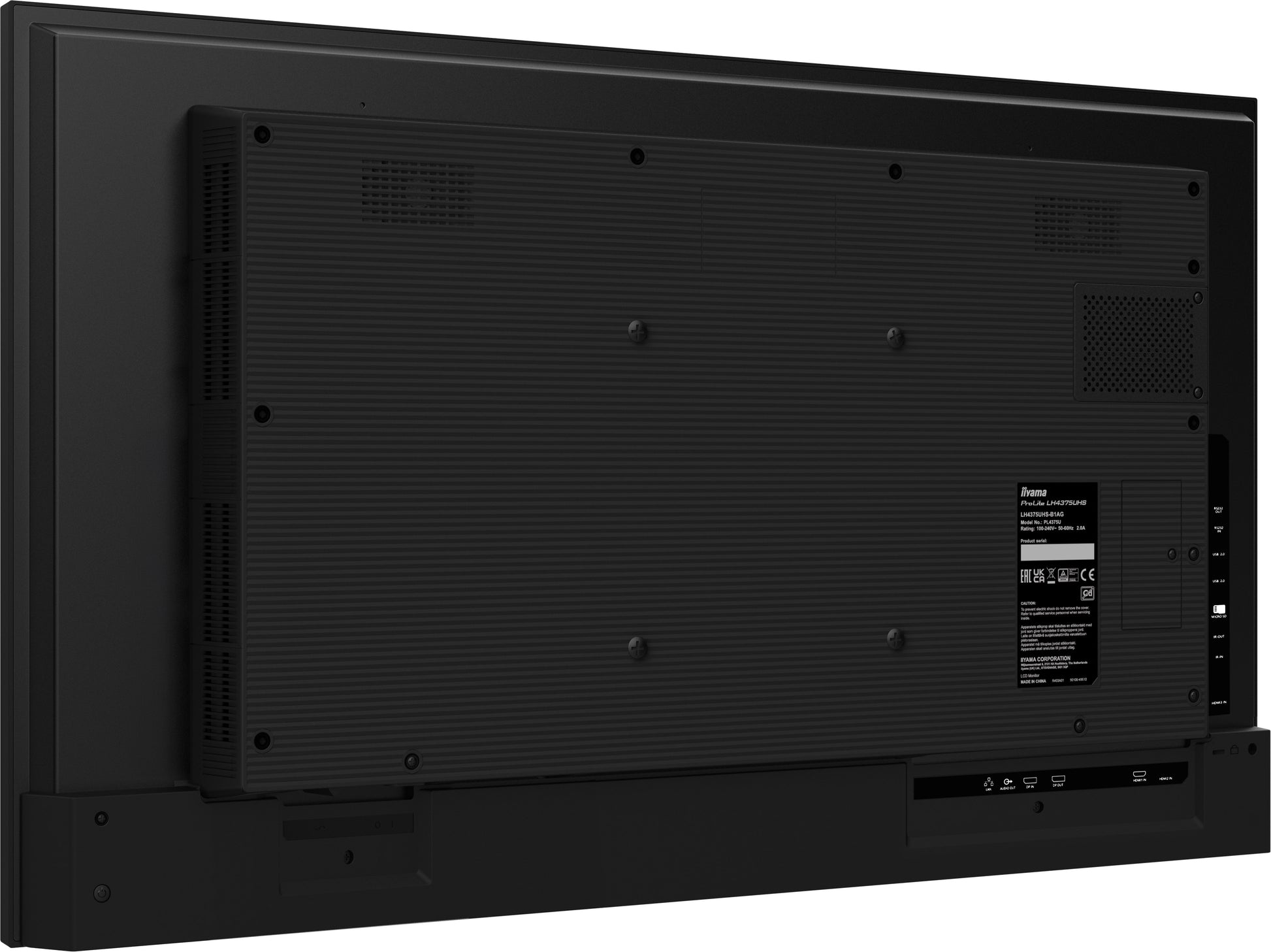 iiyama ProLite – Signage-Display, 31,5", Full HD, 500 cd/m², 24/7, IPS