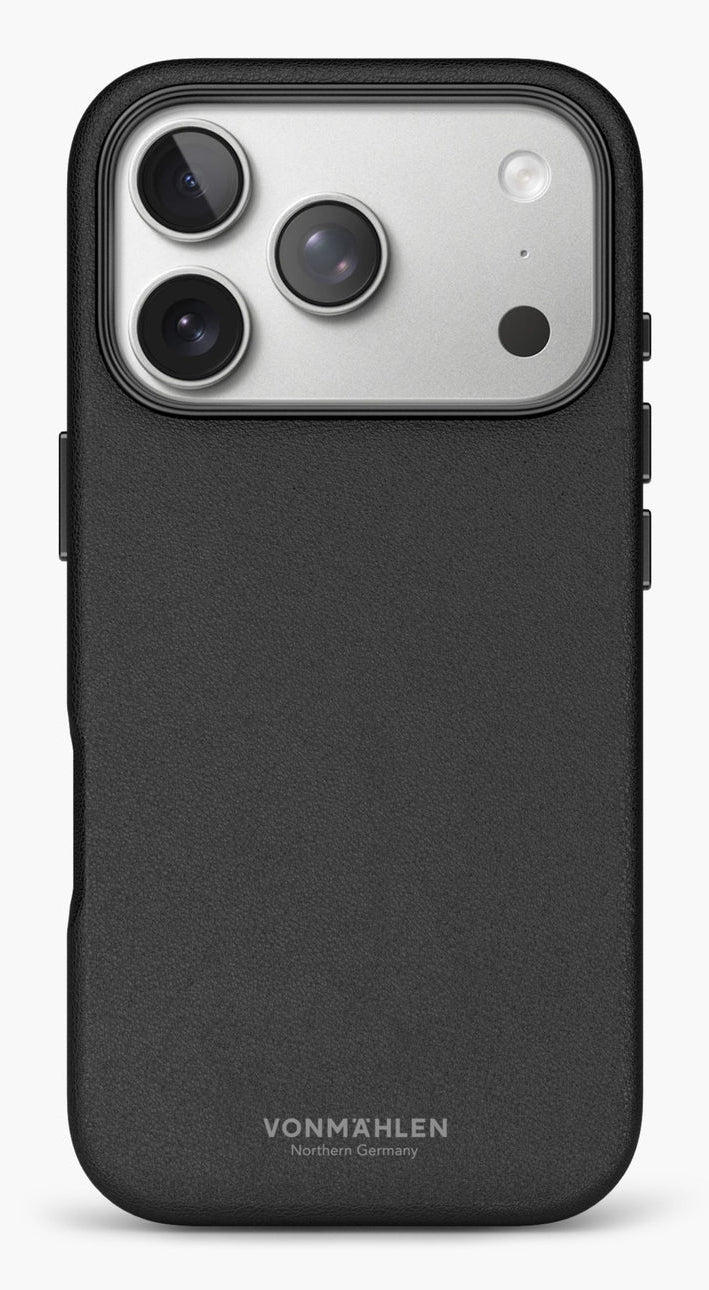 Vonmählen Backcover – für Apple iPhone 17 Pro Max – schwarz – Leder