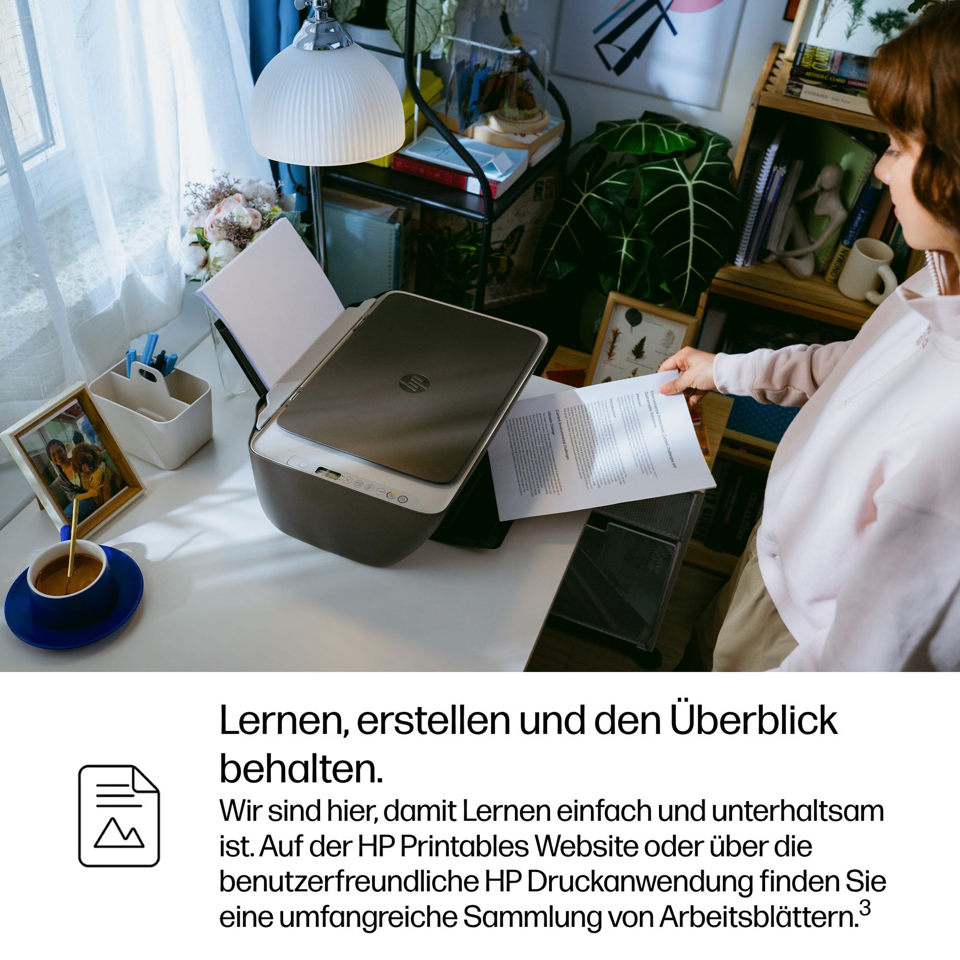 HP Deskjet 2910 Wireless – Farbtintenstrahl-Multifunktionsdrucker, A4, 3-in-1, Duplex, WLAN, AirPrint