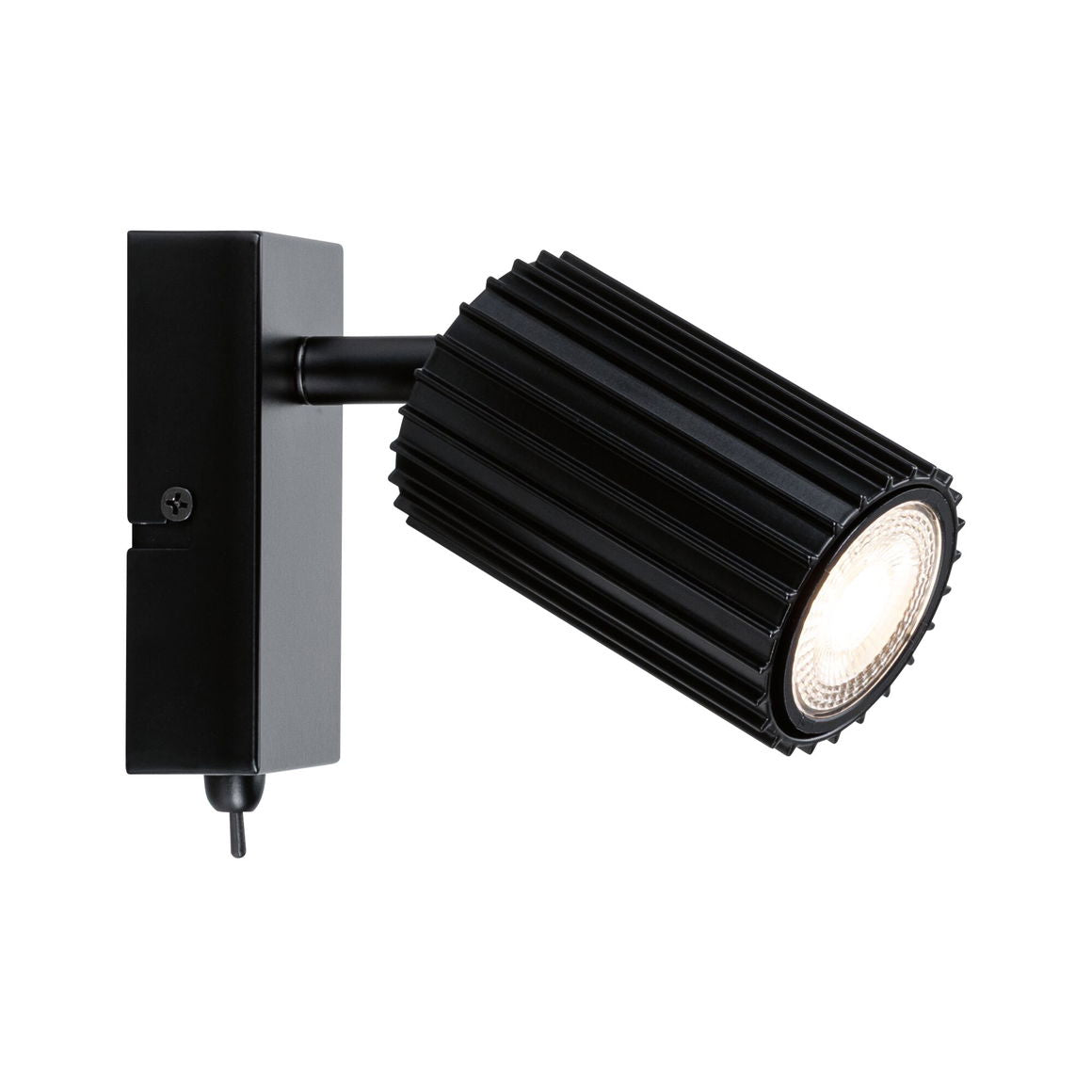 Paulmann Wandleuchte Lirena – 10 W, dimmbar, schwarz, ohne Leuchtmittel
