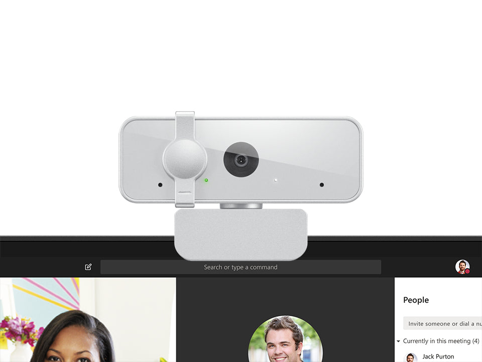 Lenovo 310 Webcam – Full HD 1080p, 30 fps, USB 2.0 – Weiss