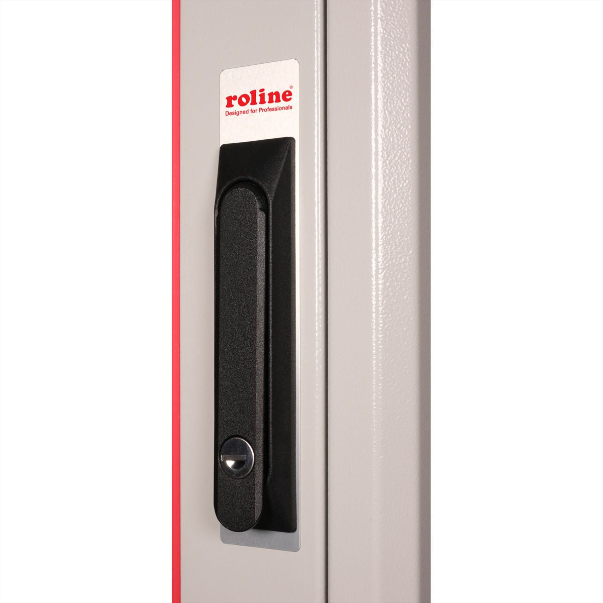 ROLINE Pro – 19" Netzwerkschrank 42U, IP20, abschliessbar, 600 × 600 × 2053 mm, lichtgrau, Stahl