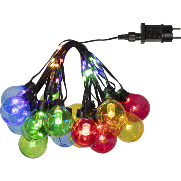 Star Trading Lichterkette Bolla – 5 m – 2 W – Mehrfarbig – IP44 – Netzbetrieb
